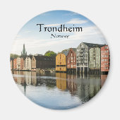 Trondheim Norwegen Magnet (Vorne)