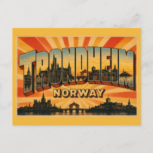 Trondheim Norwegen Nidaros-Dom Postkarte