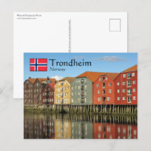 Trondheim Norwegen Postcard