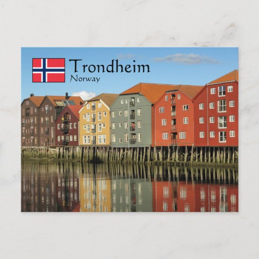 Trondheim Norwegen Postcard Postkarte (Vorderseite)