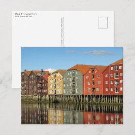 Trondheim Norwegen Postkarte