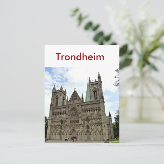 Trondheim, Norwegen Postkarte (Stehend Vorderseite)