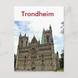 Trondheim, Norwegen Postkarte