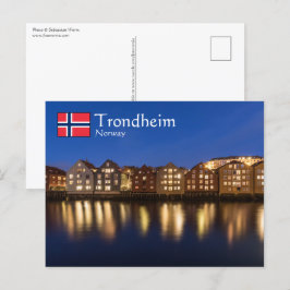 Trondheim Norwegen Postkarte