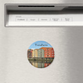 Trondheim Norwegen Souvenir Magnet (In Situ (Geschirrspüler))