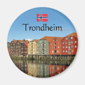 Trondheim Norwegen Souvenir Magnet (Vorne)