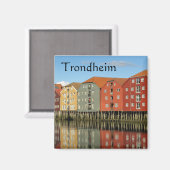 Trondheim Norwegen Souvenir Magnet (Vorderseite/Rückseite)