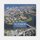 Trondheim Norwegen Travel Souvenir Foto Magnet (Vorne)