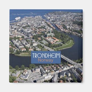 Trondheim Norwegen Travel Souvenir Foto Magnet