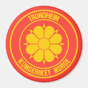 Trondheim-RundEmblem Magnet