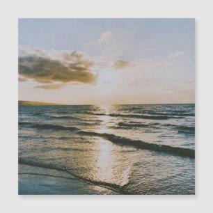 Troon Beach Scotland Magnetkarte