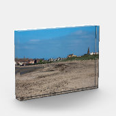 Troon Beach Scotland Postcard Poster Fotoblock (Links)