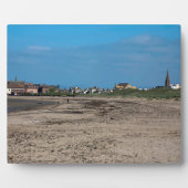 Troon Beach Scotland Postcard Poster Fotoplatte (Vorderseite)