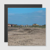 Troon Beach Scotland Postcard Poster Magnetkarte (Vorne/Hinten)