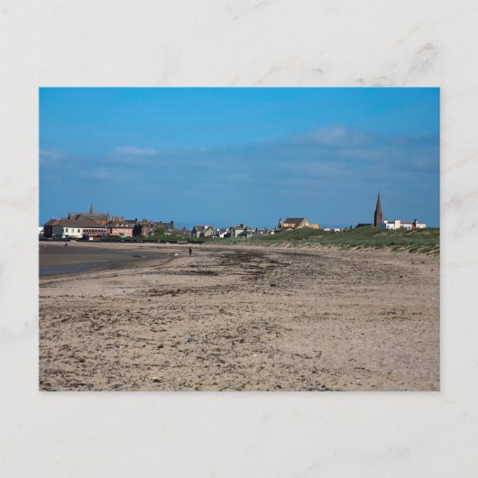 Troon Beach Scotland Postkarte (Vorderseite)