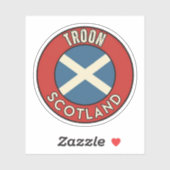 Troon, Schottland Aufkleber (Blatt)