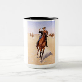 Trooper der Ebenen (Cowboy-Pferdereiter) Tasse