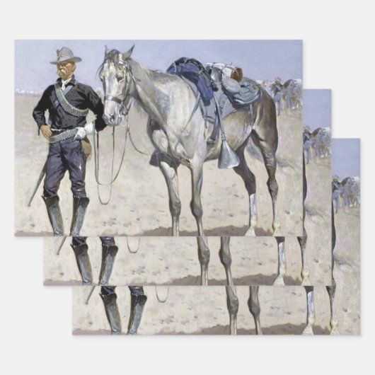 Trooper der Ebenen von Frederic Remington Geschenkpapier Set (Set)