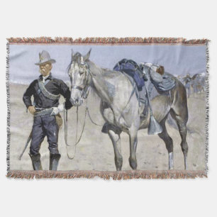Trooper of the Plains von Frederic Remington Decke
