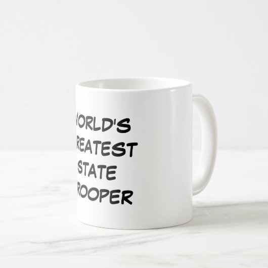 Trooper-" Tasse "der Welt bestster der Staat (VorderseiteRechts)
