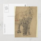 Trooper und Pferd Postkarte (Vorne/Hinten)