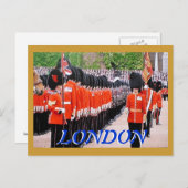 Trooping the Colors Diamond Jubilee Postkarte (Vorne/Hinten)