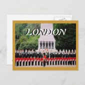 Trooping the Colors Diamond Jubilee Postkarte (Vorne/Hinten)