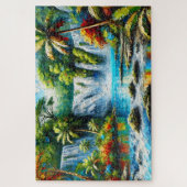 TROP[ICAL FALLS JIGSAW PUZZLE - LANDSCAPE SERIEN (Vertikal)