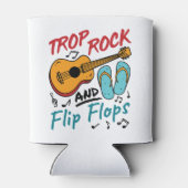 Trop Rock und Flip Flops Dosenkühler (Rückseite)