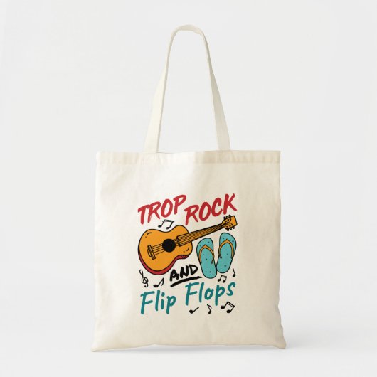 Trop Rock und Flip Flops Tragetasche (Vorne)