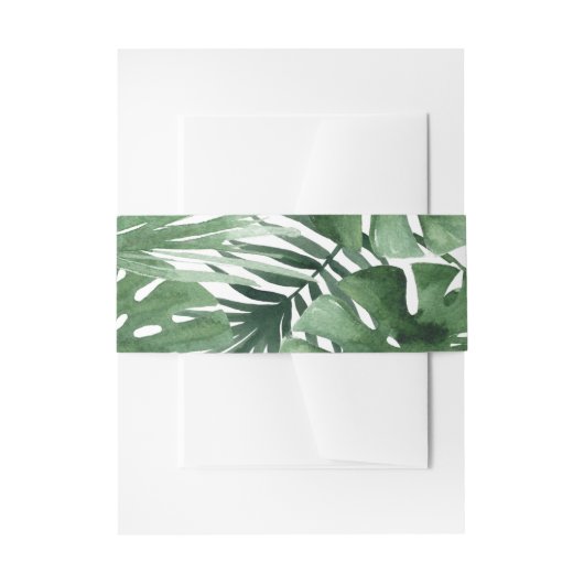 Tropen-Bauch-Band Einladungsbanderole (Vorderseite Beispiel)