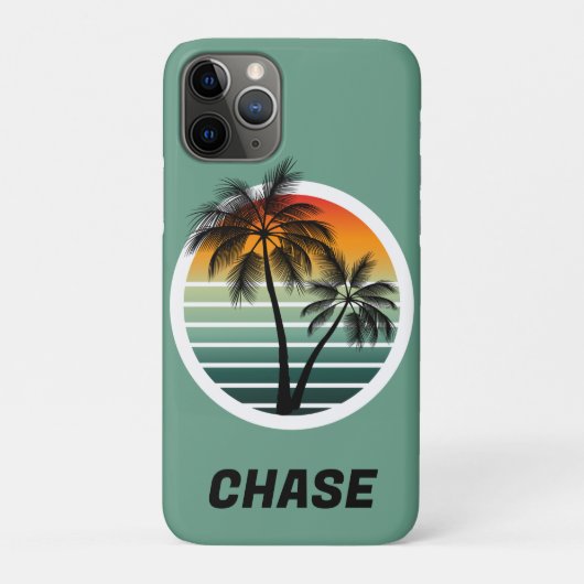 Tropen Case-Mate iPhone Hülle (Rückseite)