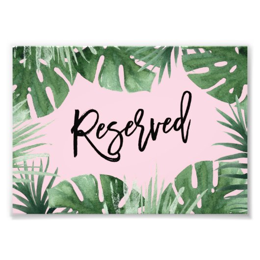 Tropen für Printwerbung vorbehalten Fotodruck (Vorne)