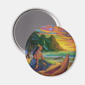 Tropen Magnet (Vorderseite/Rückseite)