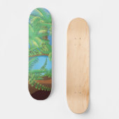 Tropen Skateboard (Vorderseite)