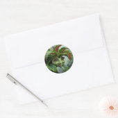 Tropenaufkleber Runder Aufkleber (Umschlag)