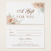 Tropenbeige und Minzekarte (Vorne & Hinten)