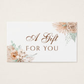 Tropenbeige und Minzekarte (Vorderseite)