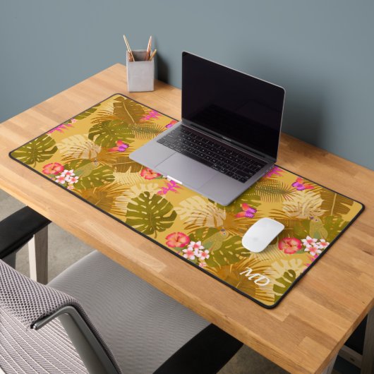 Tropenblättergartenmustard Schreibtischunterlage (Büro 2)