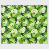 Tropenblätterpapier Geschenkpapier (Flach)