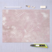 Tropenblättrige Rose, goldene Imitate Seidenpapier (Handwerk)