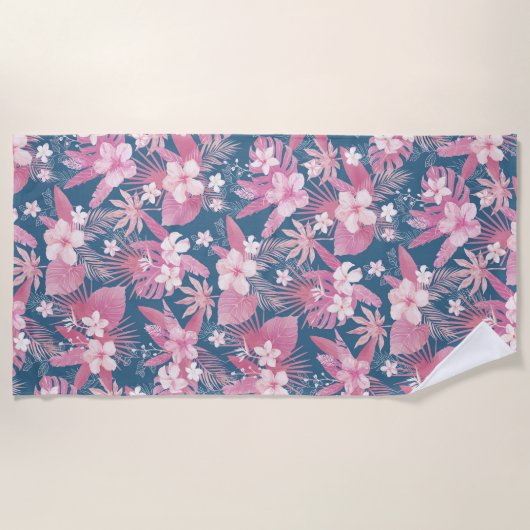 Tropenblau Strandtuch (Vorderseite)