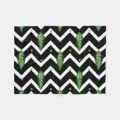 Tropenblumenweine Fleecedecke (Vorderseite (Horizontal))