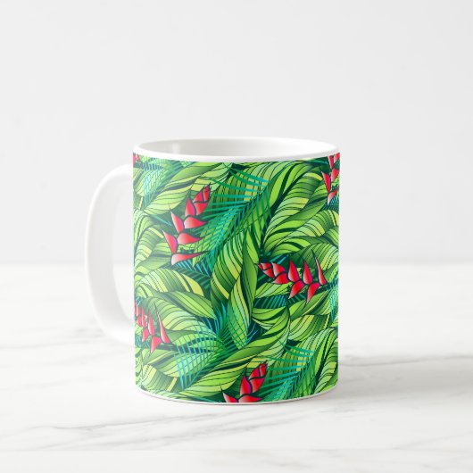 Tropenblüte Kaffeetasse (Vorderseite Links)