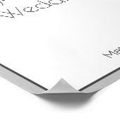 Tropenblüte Poster (Ecke)