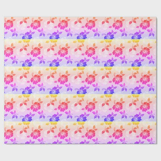 Tropenbogen-Blume-Geschenkpapier Geschenkpapier (Flach)