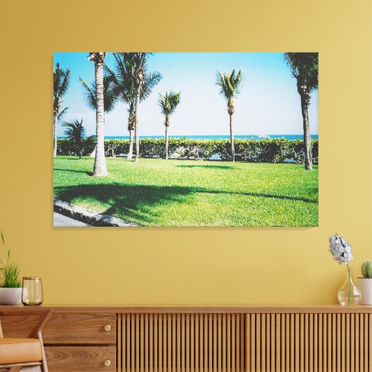 Tropenbrise Leinwanddruck (Insitu (Wohnzimmer))