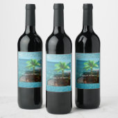 Tropenbrise Weinetikett (Flaschen)
