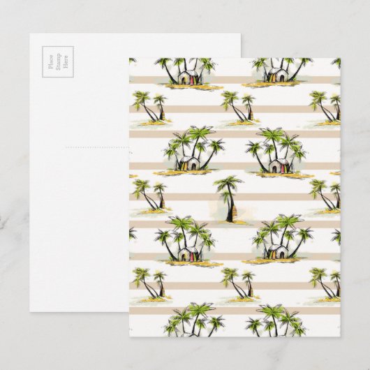 Tropenbüchse Postkarte (Vorne/Hinten)