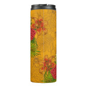 Tropenbuket und Kolibris 2 Thermosbecher (Rückseite)